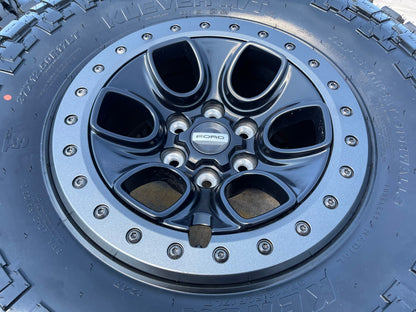 17" Ford F-150 Raptor OEM BEADLOCK rims wheels SET 10459 95210 37" tires NEW