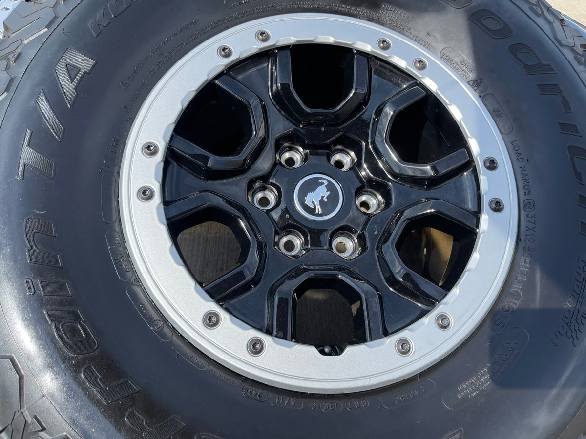 17" Ford Bronco SASQUATCH wheels rims BEADLOCK 10388 Ranger BFG KO2 A/T 37" SET