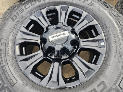 18" Ford F-250 F-350 OEM TREMOR black rims wheels 10097 tires COOPER 33"