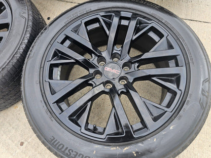 22" Chevy Silverado GMC OEM black Yukon Tahoe 5903 wheels rims 2022 2023 2024