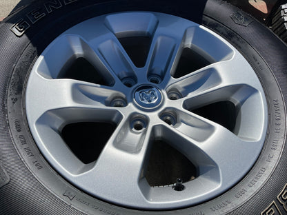 18" Dodge Ram 1500 OEM wheels rims 2672 tires GENERAL A/TP