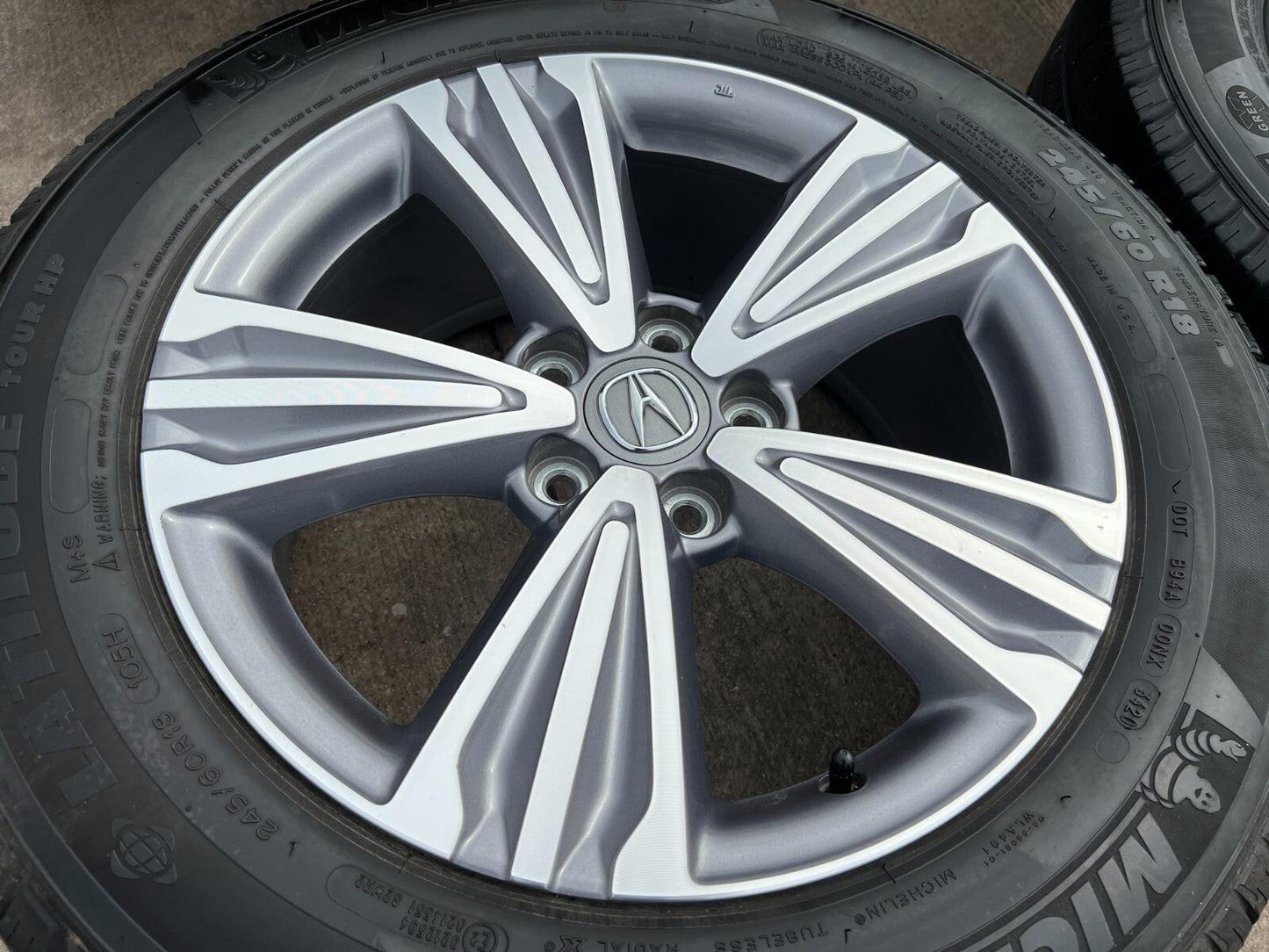 18" Acura MDX OEM wheels rims 71844 Honda Ridgeline Pilot tires
