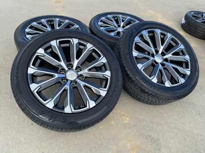 22" Chevy Tahoe Silverado Suburban OEM 14190 wheels rims SET 2025 2026 2027 NEW