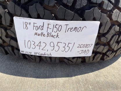 18" Ford F-150 TREMOR OEM rims wheels 10342 95351 SET Expedition BFG KO2 A/T NEW