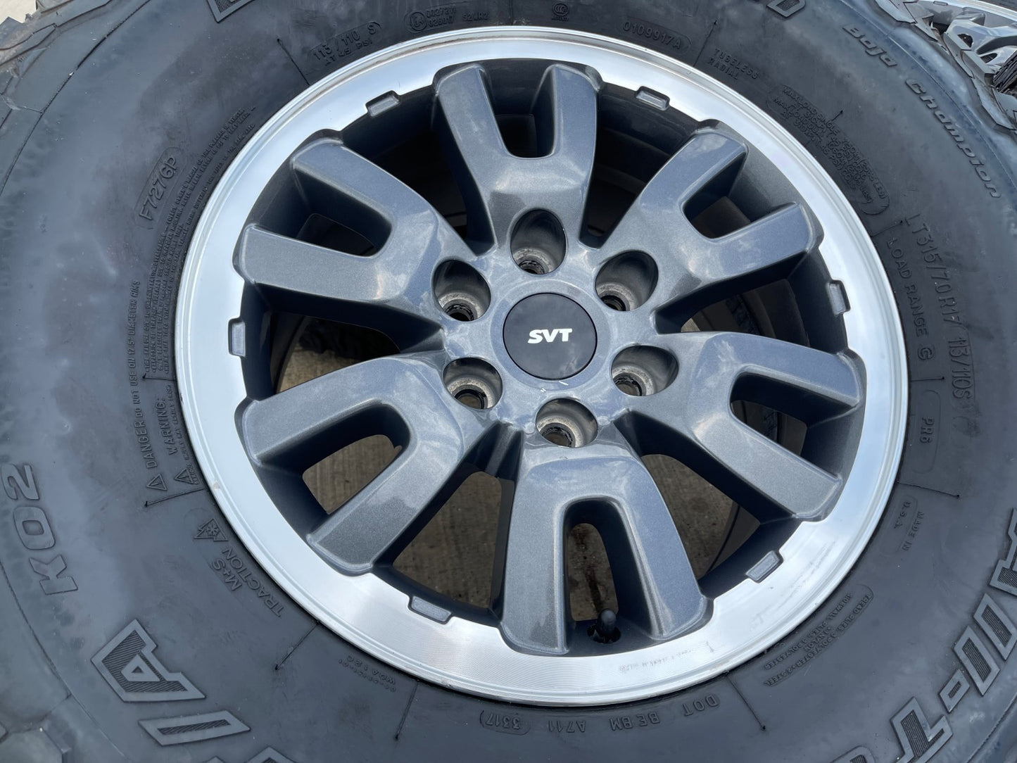 17" Ford F-150 Raptor OEM BEADLOCK 3831 rims wheels SET BFG KO2 A/T