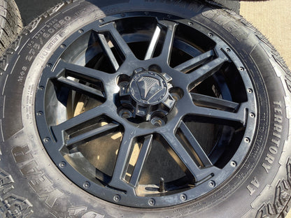 20" Toyota Tundra PLATINUM OEM 75159 SET wheels rims 5x150 tires GOODYEAR AT SET
