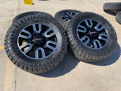 20" GMC Sierra AT4 2500 3500 OEM wheels rims 5950 Silverado KENDA 35" SET