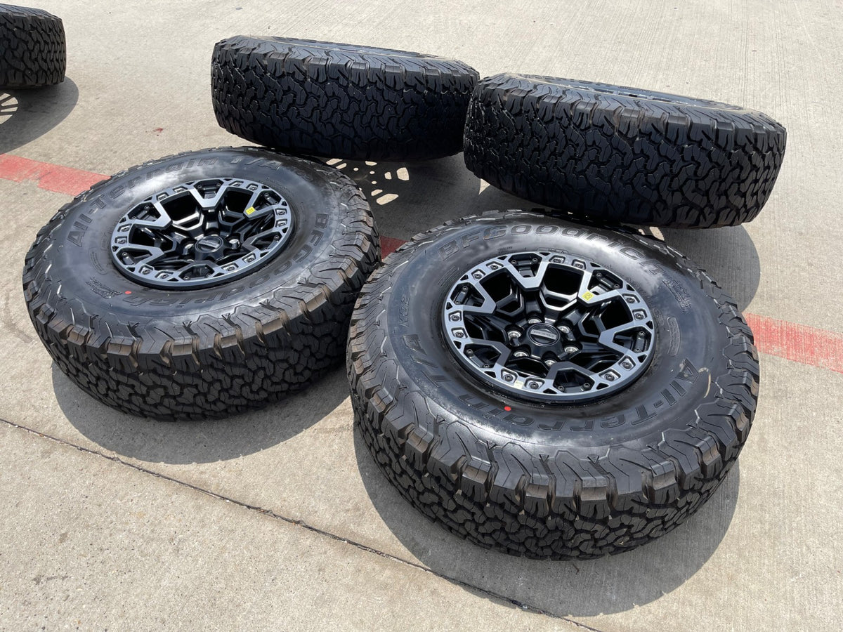 17" Ford F-150 Raptor R OEM BEADLOCK rims wheels 2025 2026 2027 BFG 37" NEW