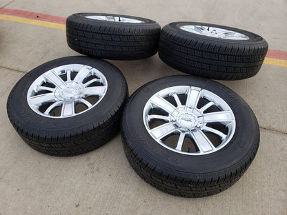 20" Chevy Silverado Tahoe OEM wheels rims 5653 CHROME tires