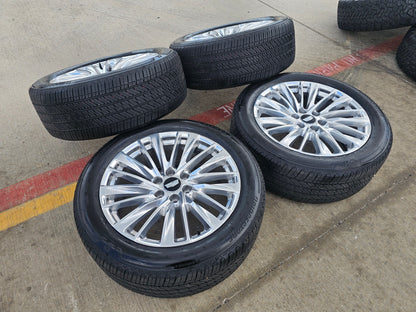 22" Cadillac Escalade Platinum OEM wheels rims tires 2024 2025 2026 2027 NEW