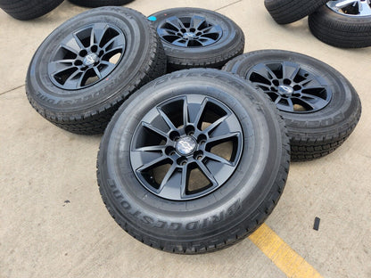 17" Chevy Silverado OEM wheels rims tires 5908 GMC Sierra Yukon black 2025 NEW