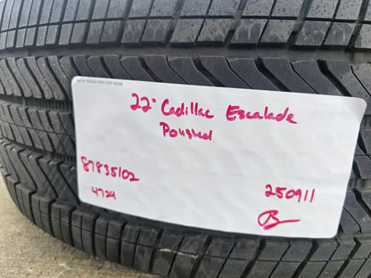 22" Cadillac Escalade Platinum OEM wheels rims tires 2024 2025 2026 2027 NEW