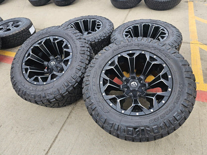 20x12 Fuel D546 Assault Chevy Silverado Ford F-150 RAM wheels rims 6x139 6x135