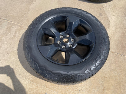 20" Ram 1500 LIMITED Laramie wheel rim black OEM 2675 2722 spare single