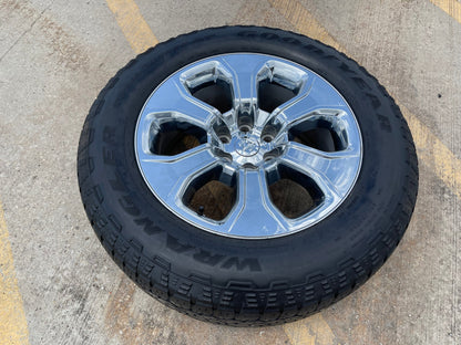 20" Dodge Ram 1500 OEM Laramie CHROME 2679 wheel rim tire 2022 2023 2024 2025