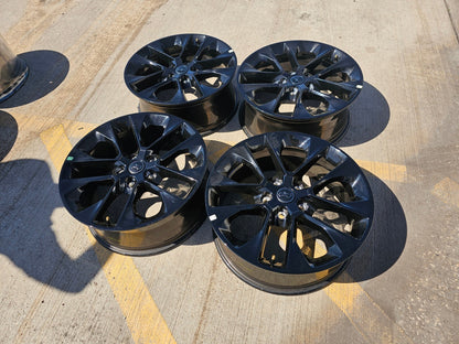 20" Jeep Wrangler HIGH ALTITUDE OEM Black wheels rims Gladiator 9262 96902 NEW