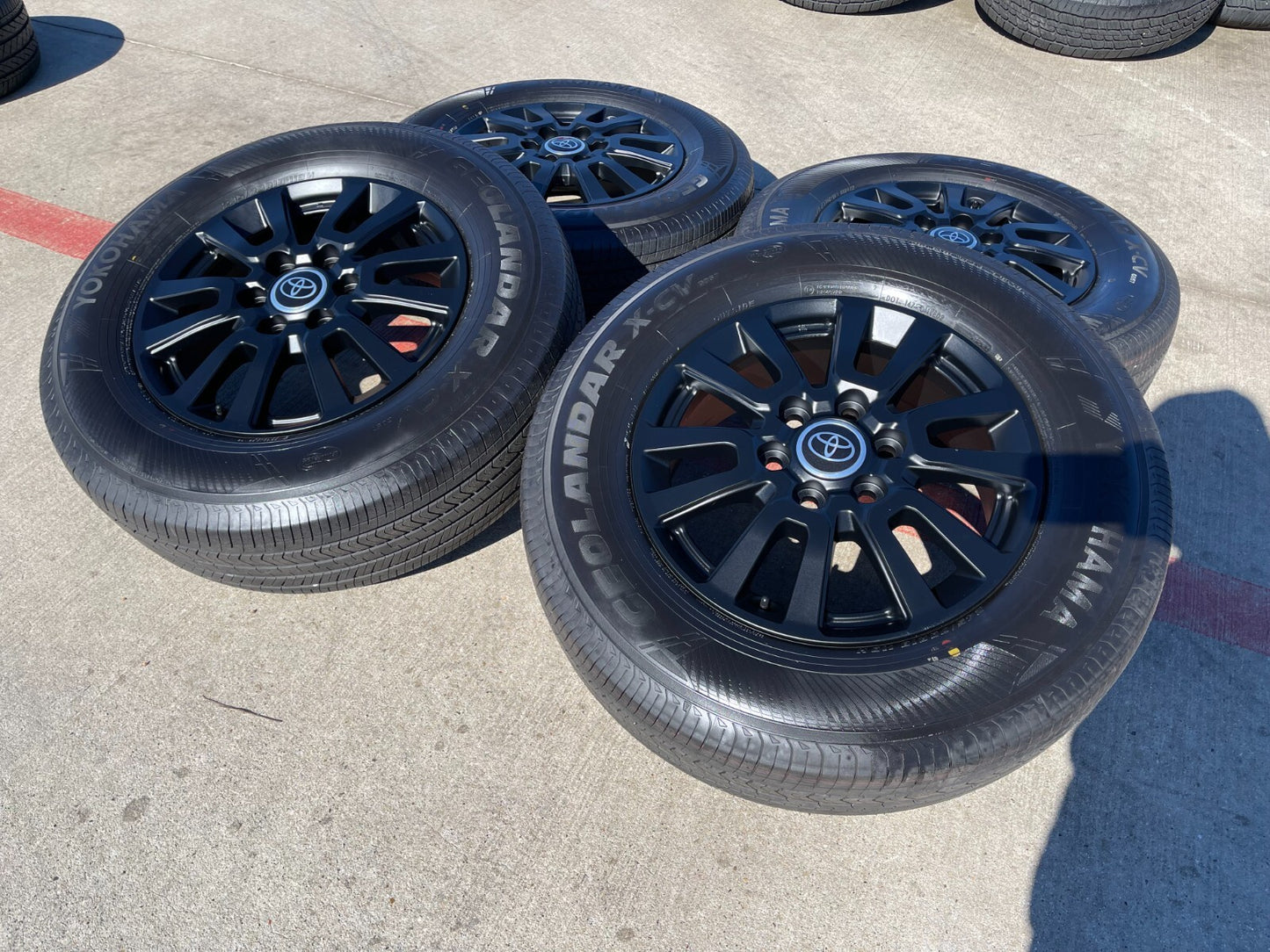 18" Toyota Land Cruiser OEM wheels rims tires Tundra Sequoia 2024 2025 2026 NEW