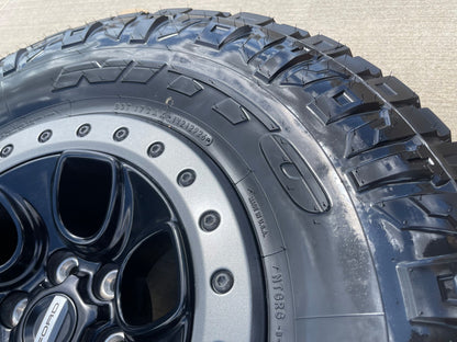17" Ford F-150 Raptor OEM BEADLOCK rims wheels 10459 95210 SET NITRO 35" NEW
