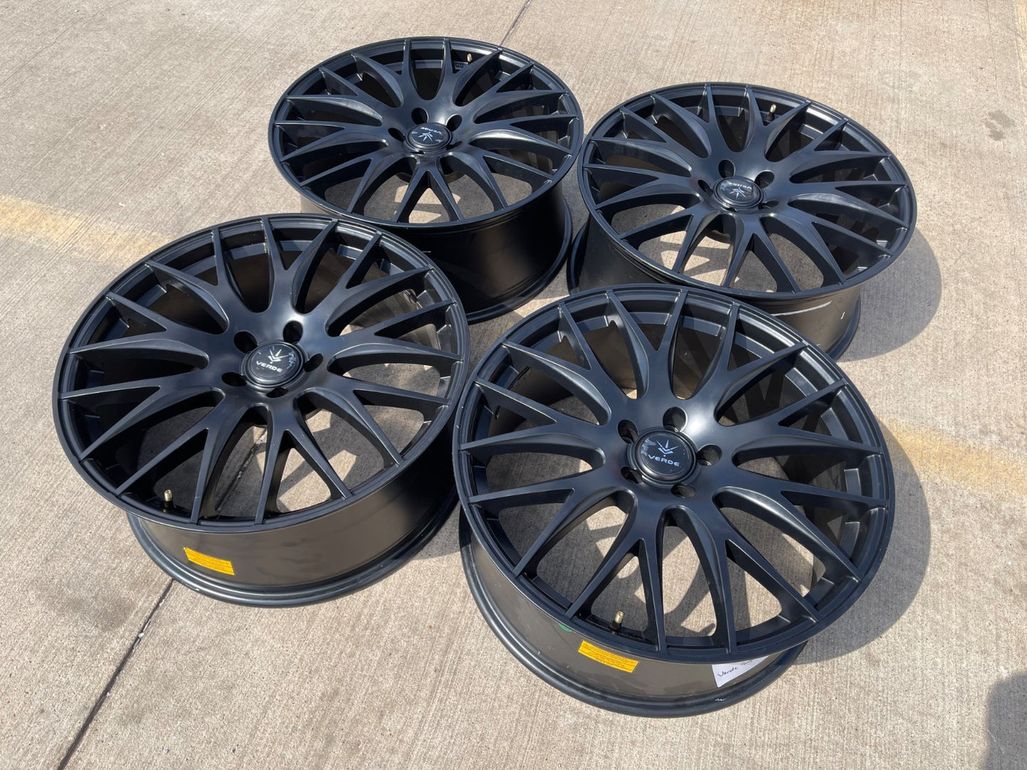 20x8.5 20" Verde Saga V27 wheels rims Audi Q7 Q8 VW Atlas A6 S6 A7 5x112 NEW