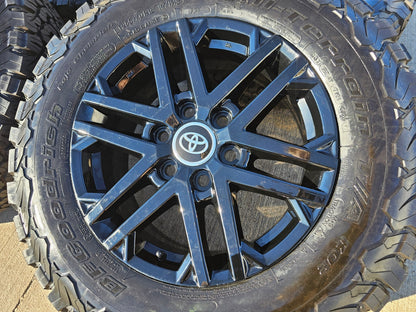 18" Toyota Tundra Sequoia TRD OEM 75281 wheels rims LX600 2025 2026 NEW BFG KO2