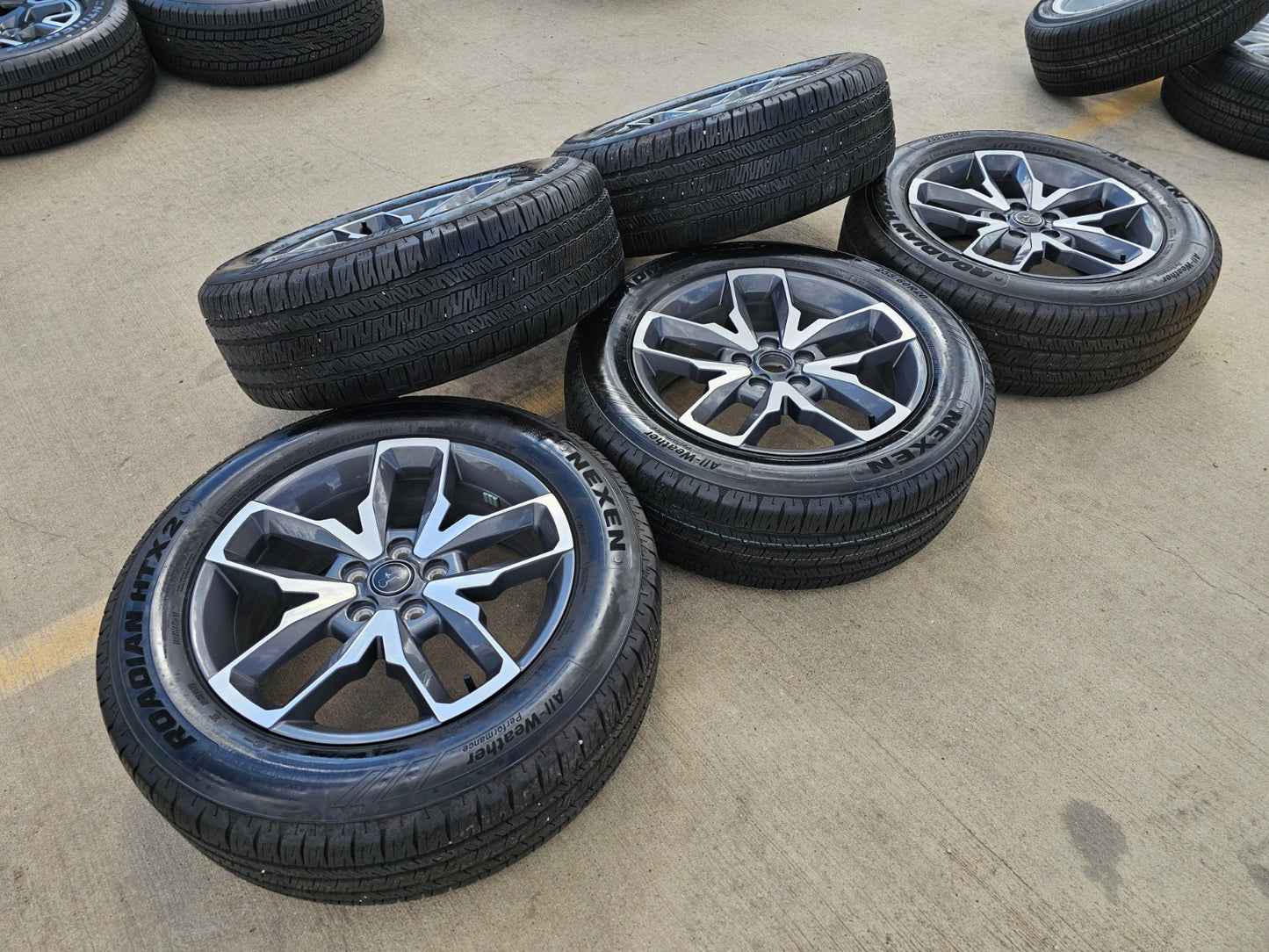20" Jeep Wrangler Rubicon 4XE OEM 9333 wheels rims Gladiator 2024 2025 2026 NEW