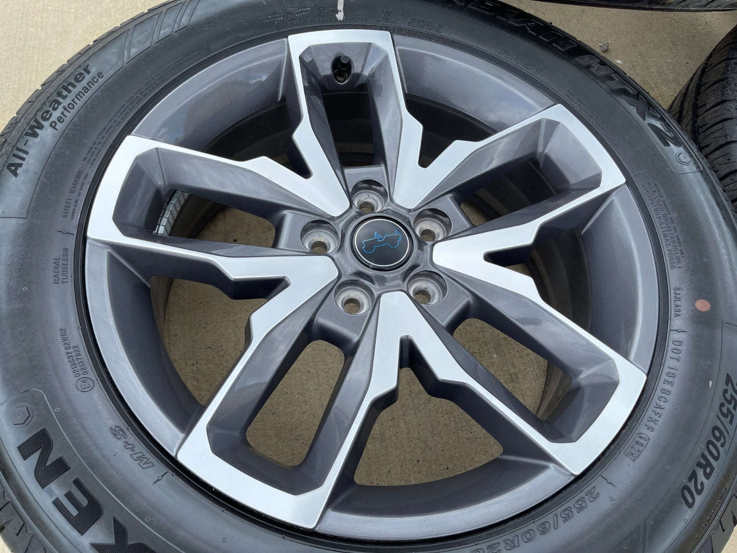 20" Jeep Wrangler Rubicon 4XE OEM 9333 wheels rims Gladiator 2024 2025 2026 NEW