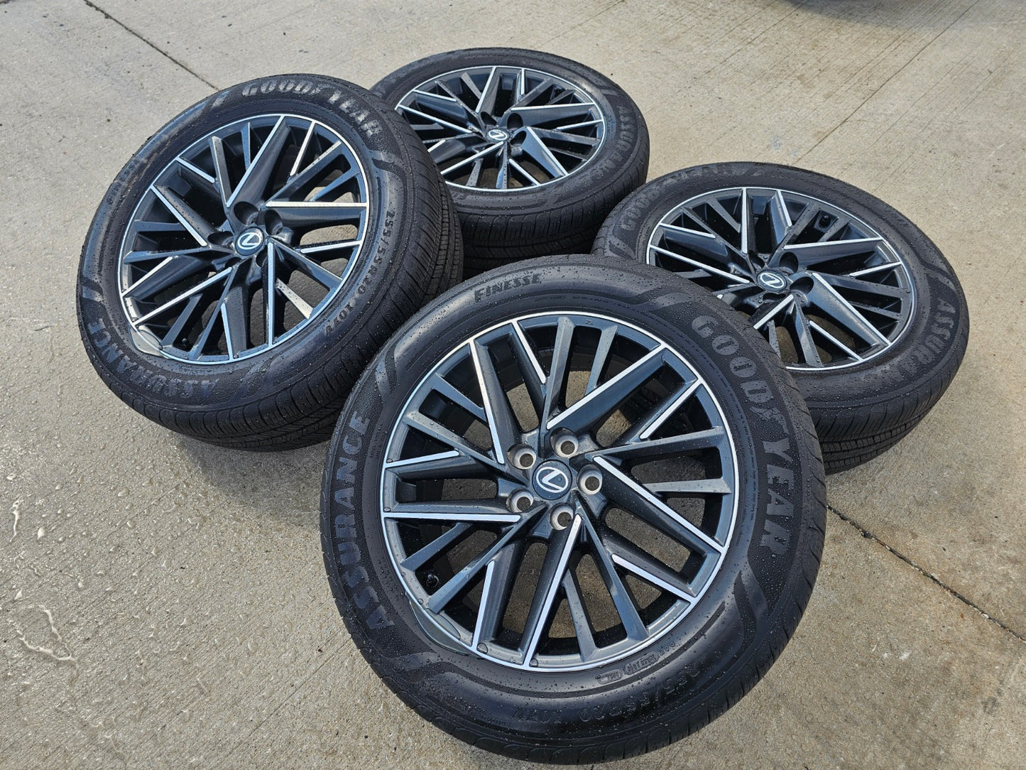 20" Lexus TX350 OEM 10574 wheels rims LS500H LS500 Grand Highlander SET NEW