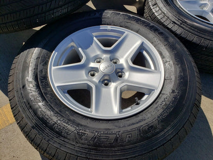 17" Jeep Gladiator SPORT OEM wheels rims tires 9235 Wrangler 2020 2021 2022 2023