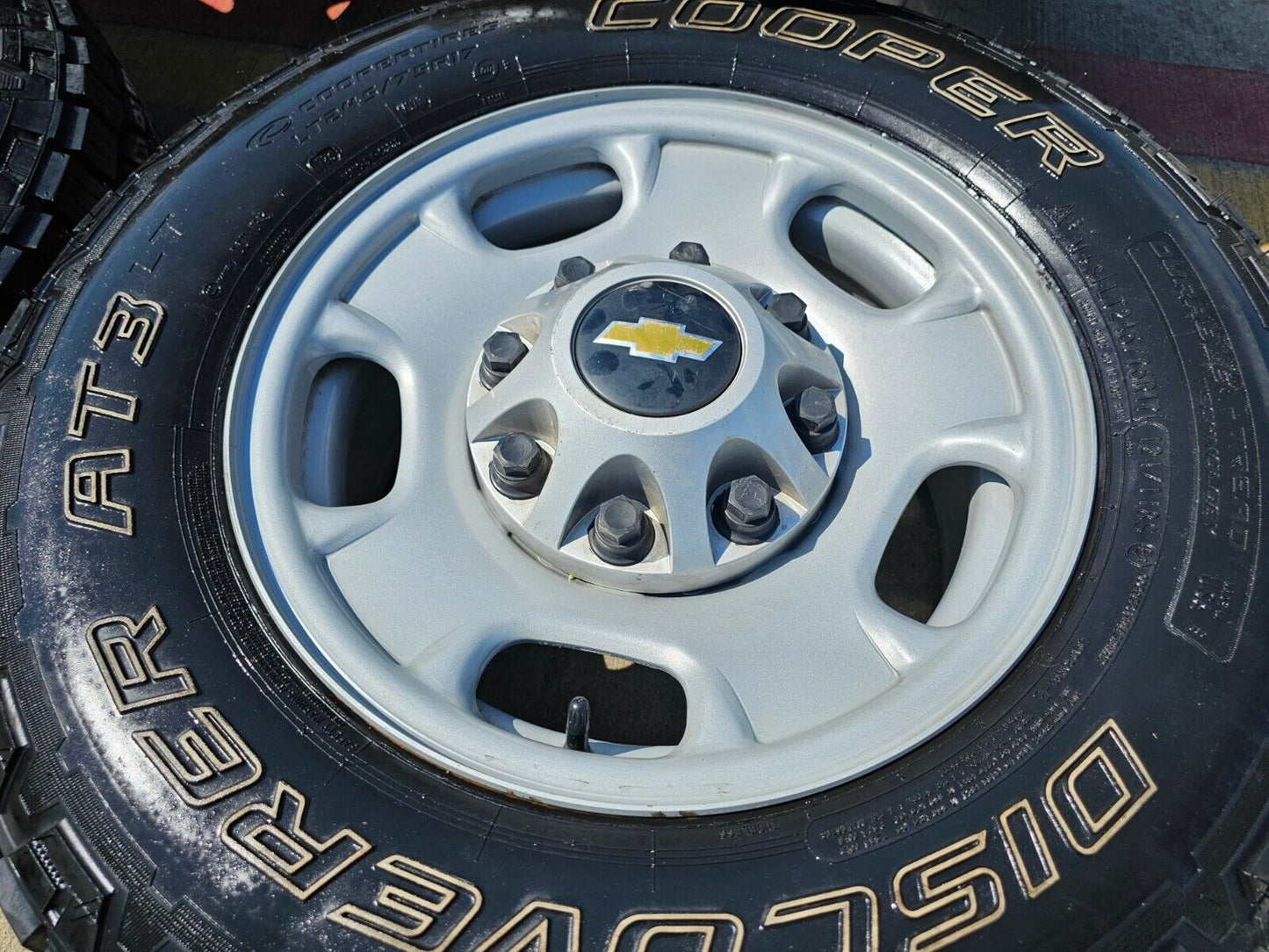 17" Chevy Silverado GMC Sierra 2500 3500 OEM 8095 wheels 2021 2022 2023 2024
