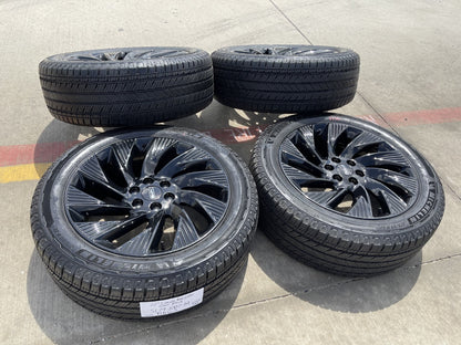22" Lincoln Navigator OEM 10665 rims wheels BLACK LABEL 2025 2026 MICHELIN