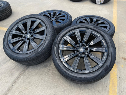 22" Land Rover Range DEFENDER OEM M8E2-1007-HB wheels rims SET PIRELLI