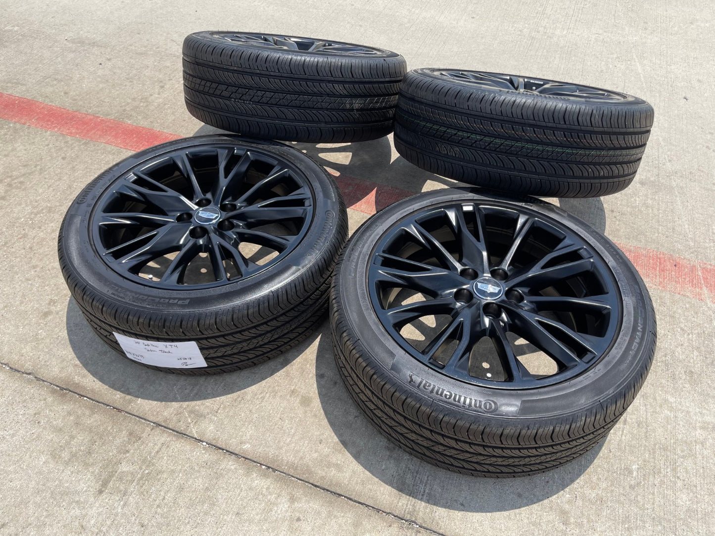 20" Cadillac XT4 OEM black wheels rims tires 2023 2024 2025 2026 NEW