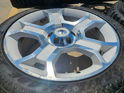 22" Ford F-150 LIMITED OEM 3750 white rims wheels Expedition SET