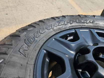 18" Ford F-250 F-350 TREMOR FX-4 OEM black wheels 10298 tires 35"