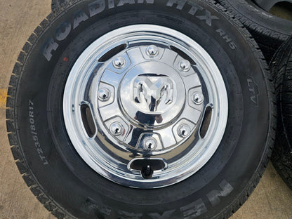 17" Dodge Ram 3500 Dually Laramie 8x200 wheels rims 2703 2704 OEM 2024 2025