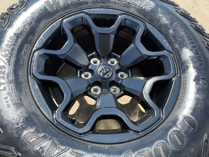 18" Dodge Ram 1500 TRX RHO Black OEM 66002 wheel rim TERRITORY A/T 35"