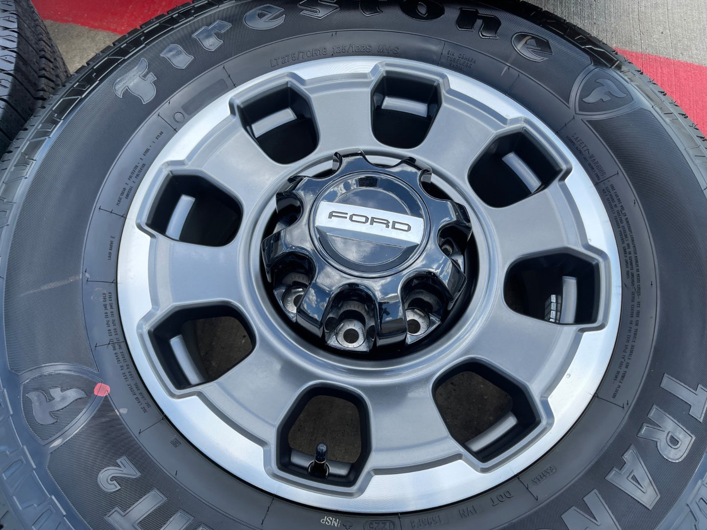 18" Ford F-250 F-350 OEM TREMOR rims wheels 10482 SET tires FIRESTONE H/T2 NEW