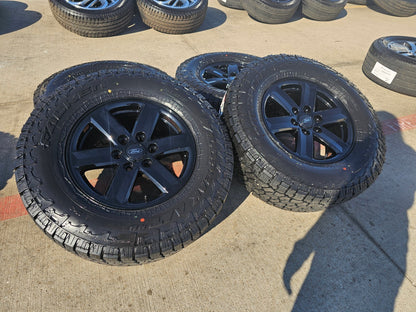 17" Ford F-150 OEM black Tremor rims wheels tires 10339 A/T4 2024 2025 2026 NEW