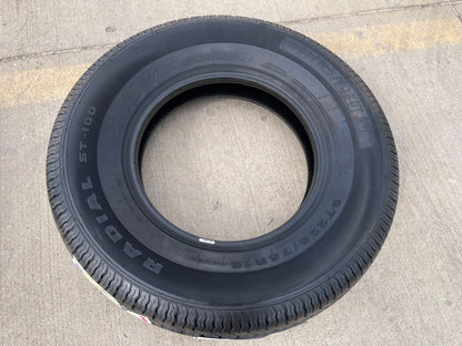 (1) 225/75/15 HI-RUN ST-100 Radial tire ST225/75R15 Trailer LT 10 ply LRE NEW