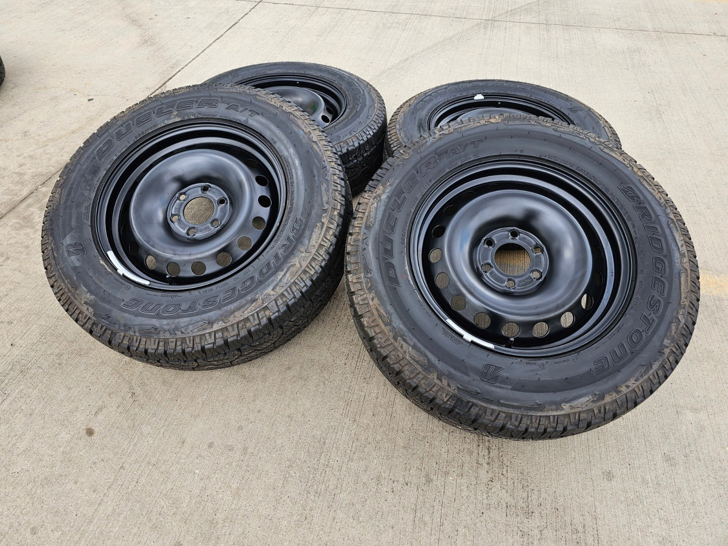 (4) 18" INEOS Grenadier OEM wheels rims tires STEEL 2023 2024 2025 2026 2027 NEW