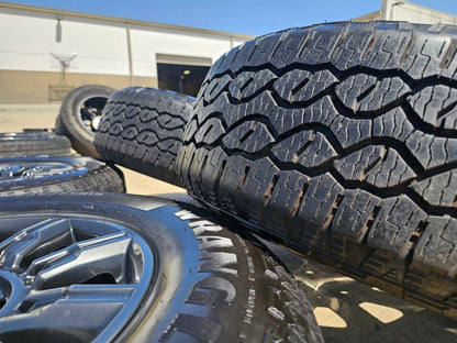 18" GMC Sierra AT4X Chevy Silverado OEM 14131 wheels rims SET GOODYEAR A/T NEW