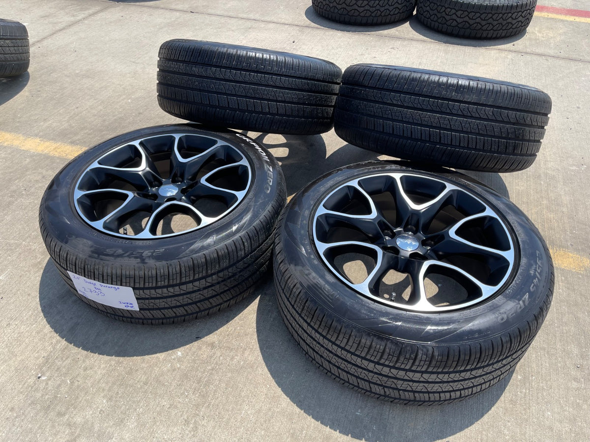 20" Jeep Grand Cherokee SRT Trackhawk OEM 2733 wheels rims tires SET PIRELLI