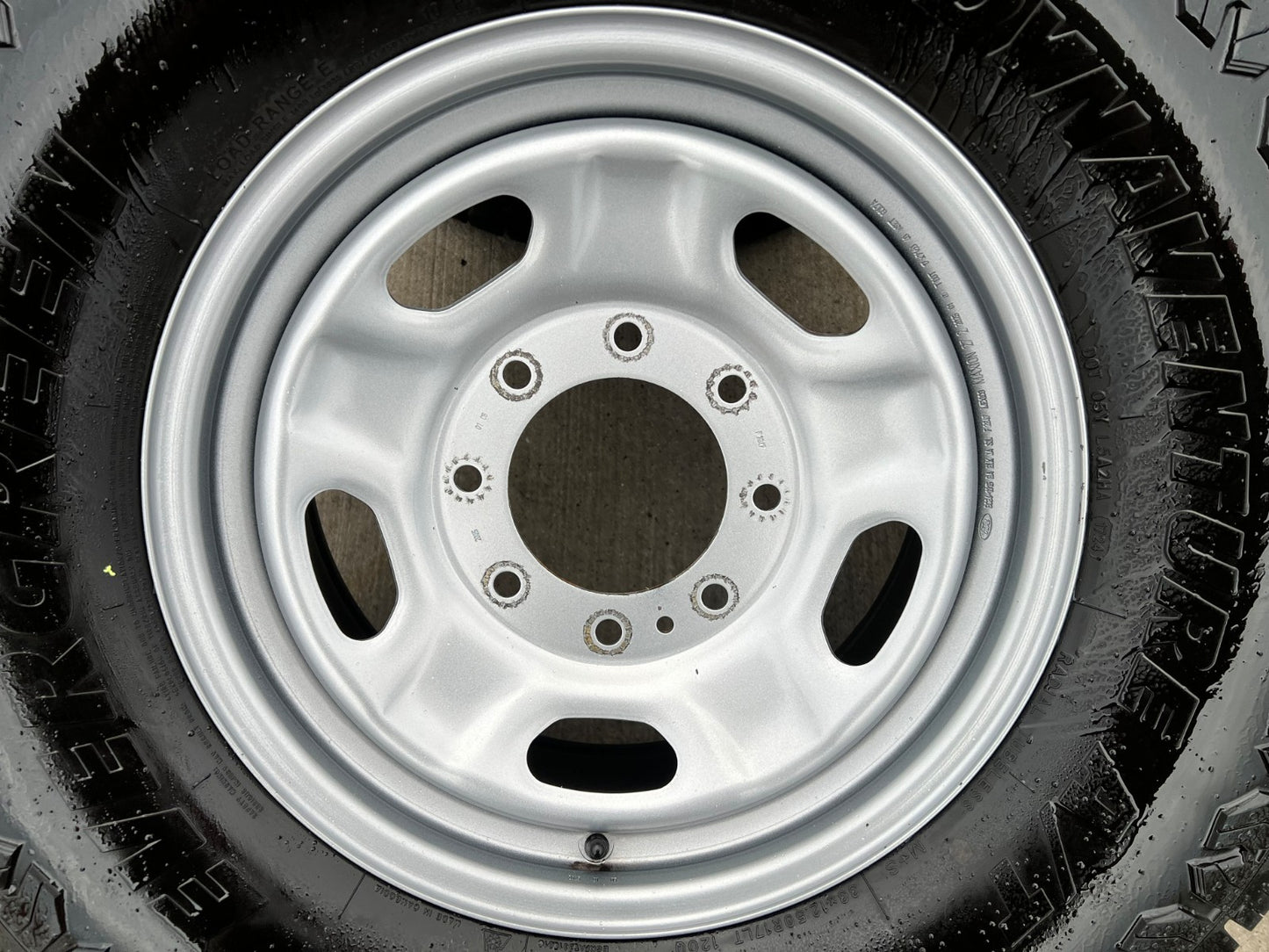 17" Ford F-250 F-350 OEM 3828 wheels rims tires A/T 33"