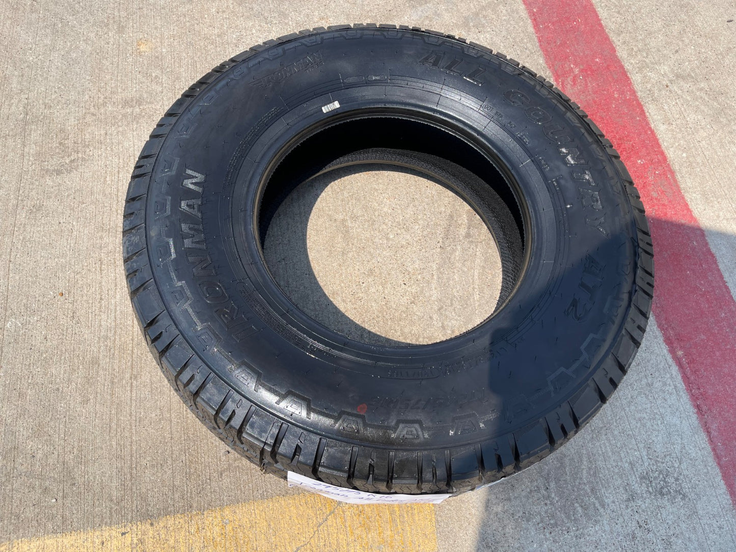 (1) 245/75/16 Ironman All Country A/T2 tire 245/75R16 M+S 120R LT 10 ply LRE NEW
