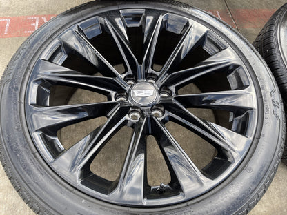 24" Cadillac Escalade V OEM ONYX wheels rims 2023 2024 2025 2026 BRIDGESTONE