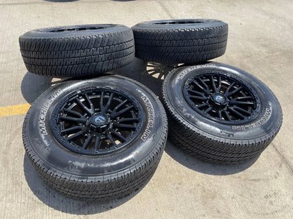 20x9 FUEL Rebel D680 Chevy Dodge Ram 2500 3500 wheels rims 8x165 8x6.5 tires