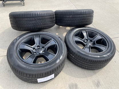 20" Dodge Ram 1500 OEM LIMITED Black 2676 2723 wheels rims PIRELLI SCORPION