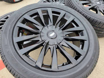 22" Cadillac Escalade OEM Black wheels rims 4873 Tahoe Silverado 2023 2024 NEW