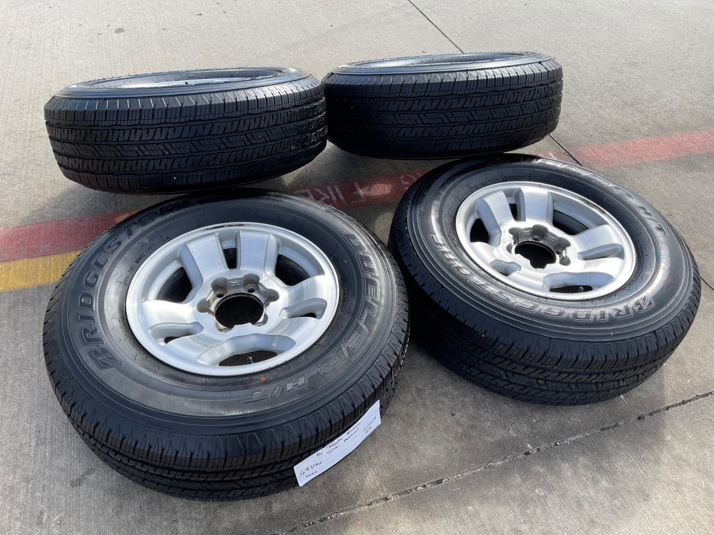 16" Toyota Tacoma wheels rims tires 69356 OEM 4Runner FJ Cruiser BRIDGESTONE