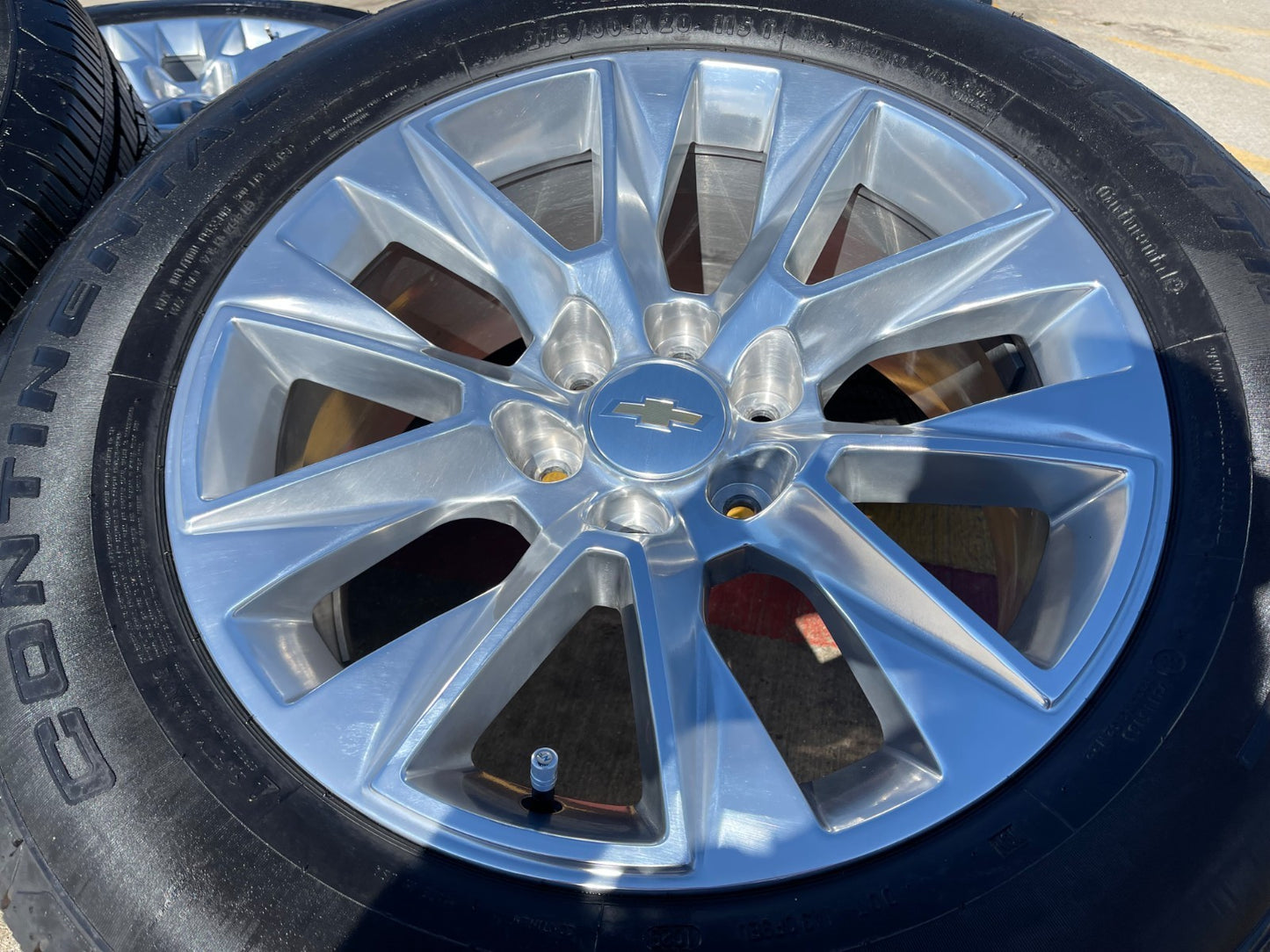 20" Chevy Tahoe Silverado LTZ 5920 OEM wheels rims Yukon 2025 2026 CONTINENTAL